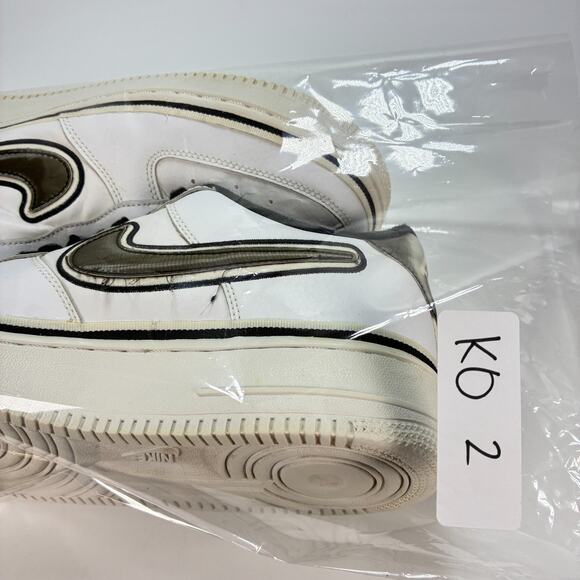 Nike Air Force 1 \'07 LV8 Sport Spurs White Black Low Top Sneakers Men\'s Size 11